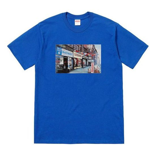 Supreme SS18 Hardware Tee Royal Printing Short Sleeve T-shirt Unisex Blue SUP-SS18-513 T-shirts - KICKSCREW