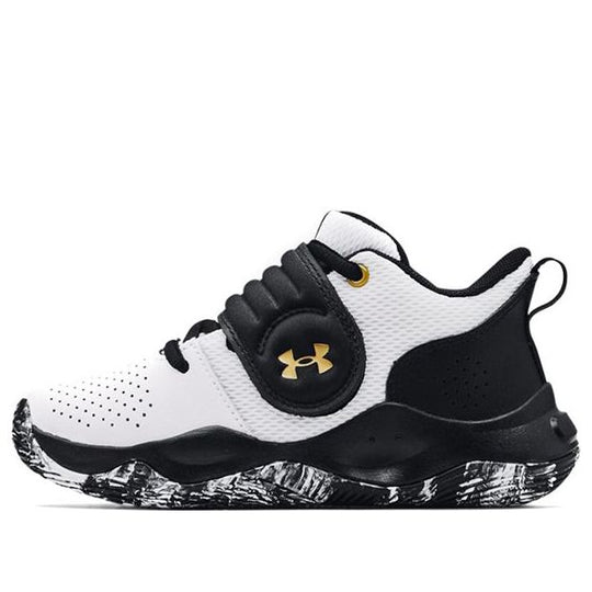 (PS) Under Armour Zone BB 'White Black' 3024263-102
