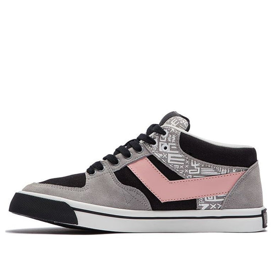 (WMNS) PONY Retro Skateboard Shoes Black/Pink 01W1AT01BK