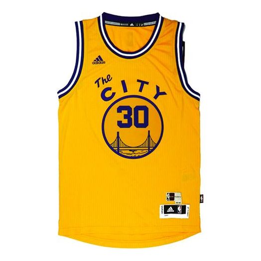Golden State Warriors Adidas Stephen Curry Swingman Finals Jersey Size  Large