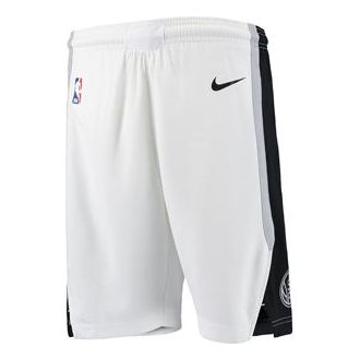 Men's Nike San Antonio Spurs ( SW ) League Limited ASSOCIATION EDITION Shorts White 866875-100 Basketball Shorts - KICKSCREW