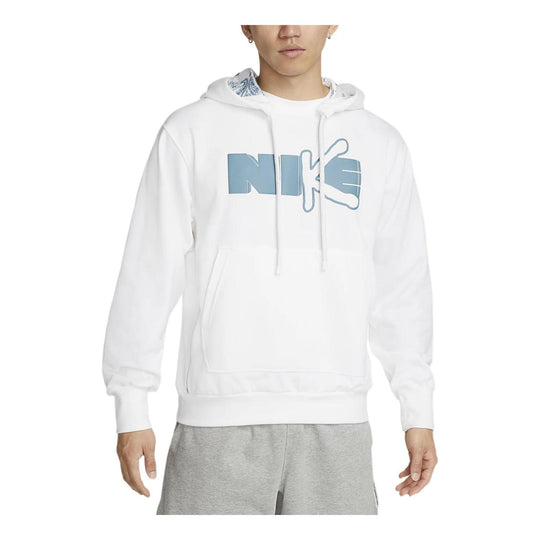 Nike Dri-FIT Standard Issue Premium Pullover Basketball Hoodie 'White' DV9501-100