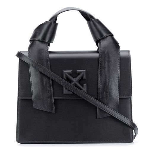 OFF-WHITE New 2.8 Leather Black Handbag OWNA114E20LEA0021000 Shoulder Bags - KICKSCREW