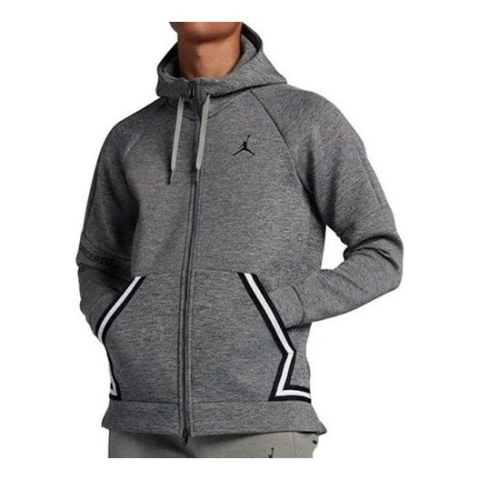 Jordan Casual Sports Pullover Hooded Jacket Couple Style Gray CK13 KICKS CREW