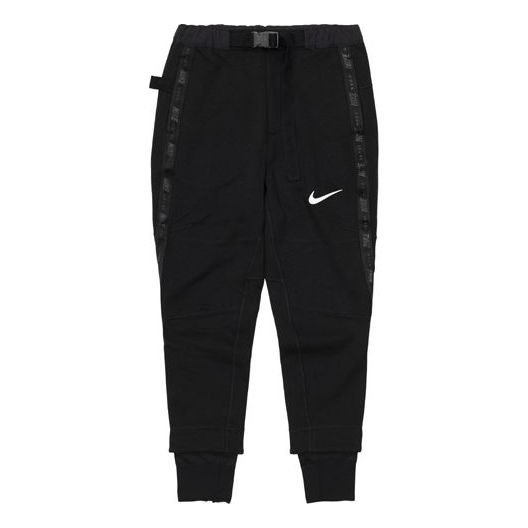 Men's Nike x Sacai Crossover Knit Bundle Feet Sports Pants/Trousers/Joggers Asia Edition Black CZ4698-010