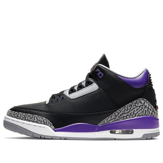 Air Jordan 3 Retro 'Court Purple' CT8532-050 Retro Basketball Shoes  -  KICKS CREW