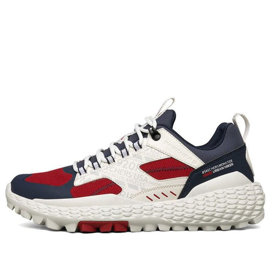 Skechers Monster Sports Shoes White/Blue/Red 666131-WNVR Marathon Running Shoes/Sneakers  -  KICKS CREW