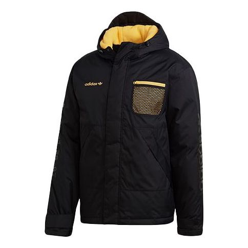 adidas originals Adv 2in1 Jkt Stay Warm Detachable vest Reflective hooded down Jacket Black GJ6734