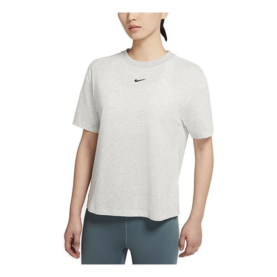 Nike AS W TRAINING DF SS Top GREY HEATHER DM8677-050 T-shirt - KICKSCREW