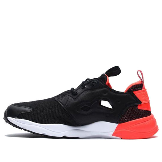 (WMNS) Reebok Furylite Pop Running Shoes Black/Orange V72678 Athletic Shoes  -  KICKS CREW