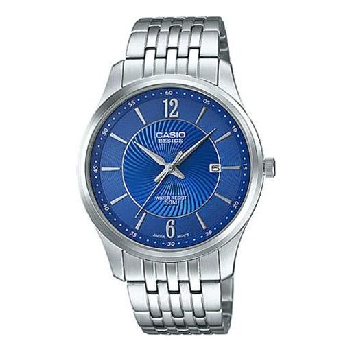 Men's CASIO Minimalistic Fashion Quartz Watch Stainless Steel Strap Mens BEM-151D-2A