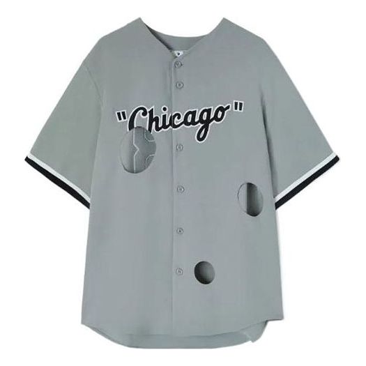 Off-White x New Era x MLB Miami Marlins Shirt 'Light Grey Black' OMGA207G21FAB0020910