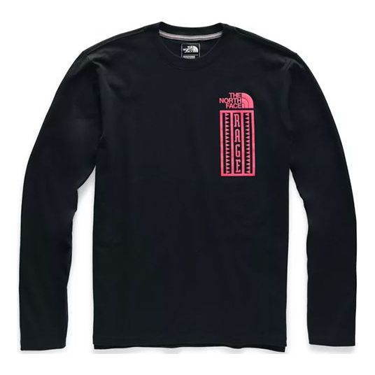 THE NORTH FACE92 Retro Alphabet Long Sleeves US Edition Black NF0A47NBJK3