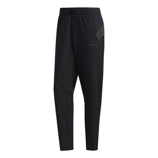 adidas neo Series Zipper Sports Pants Black FN6430
