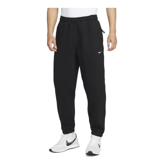 Nike Solo Swoosh Fleece Pants 'Black' DX1365-010 - KICKS CREW
