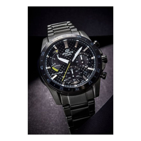 Men's CASIO EDIFICE Series Minimalistic Casual Watch Mens Black Analog EFS-S580DC-1AVUPR