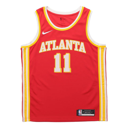 Nike NBA Basketball Sports Vest SW Fan Edition 20 Season Large Atlanta Hawks Trae Young 11 Red CN8007-661