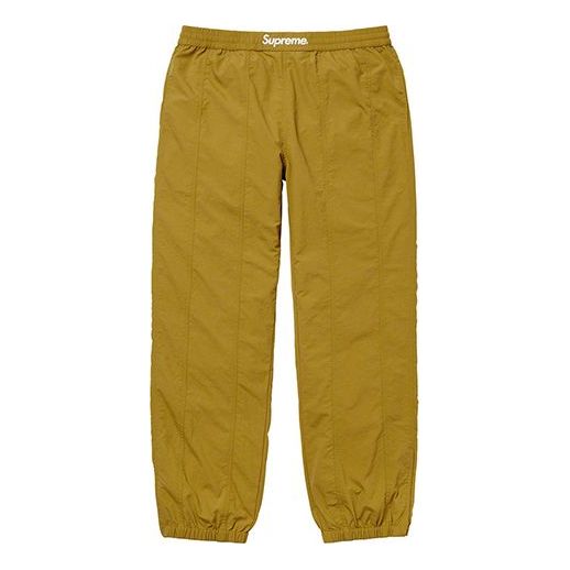 Supreme FW19 Week 11 Paneled Warm Up Pant Gold SUP-FW19-994 Casual Pants - KICKSCREW