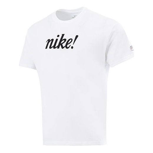 Nike As Men's Nike Sportsweartee Tecn Moji Causual Sports Letter Printing Male White DA0448-100