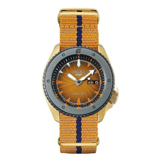 SEIKO X Boruto Mechanical Watch Yellow SBSA092 Watches - KICKSCREW