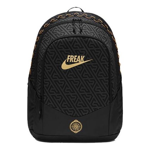 Nike Giannis Nk Bkpk Fa22 Athleisure Casual Sports Backpack Unisex Black DQ5241-010