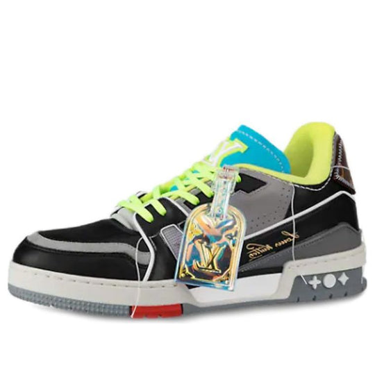 Louis Vuitton LV Trainer Sneaker BLACK. Size 08.5