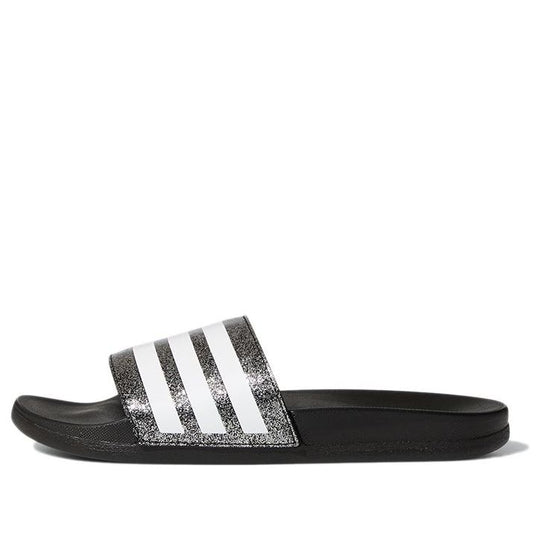 (GS) adidas Adilette Comfort K Black White Slippers 'Black White' FY8836