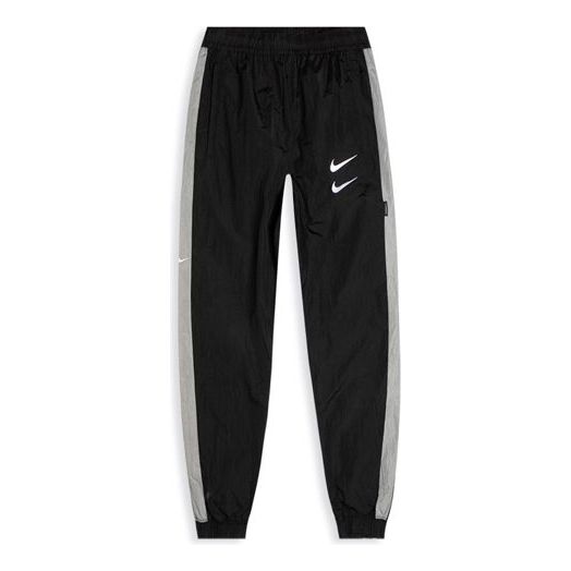 Nike Sportswear Swoosh Woven Pants For Men Grey Gray CJ4877-010