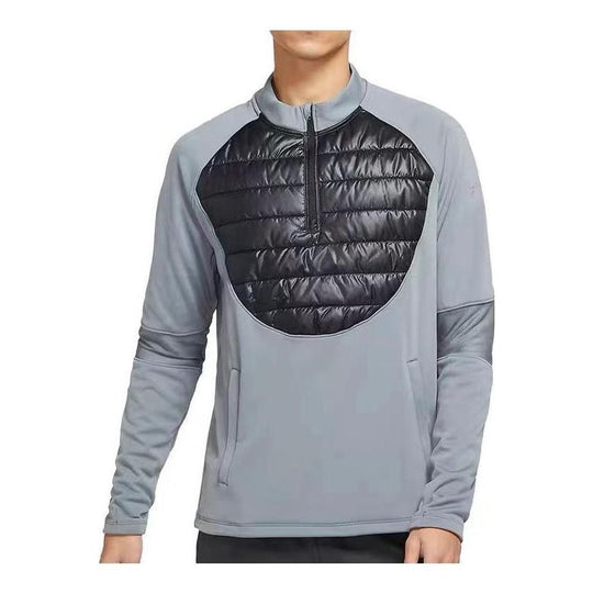 Nike Splicing Stand Collar Long Sleeves Jacket Men's Grey DC9169-084