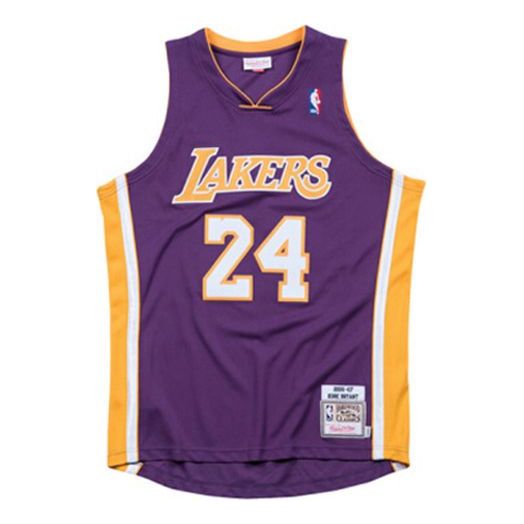 Vintage Reebok Los Angeles Lakers Kobe Bryant 24 Purple Jersey