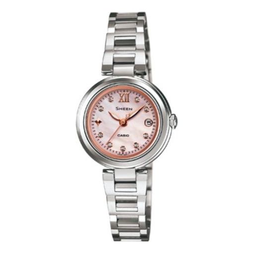CASIO SHEEN Waterproof Stainless Steel Strap Pink Analog SHE-4511D-4AU