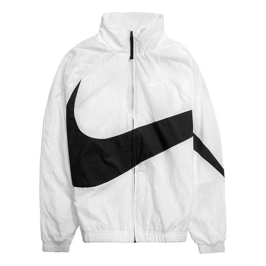 Nike Big Swoosh Sportswear Ar3132-100 Woven Jacket White AR3132-100 ...