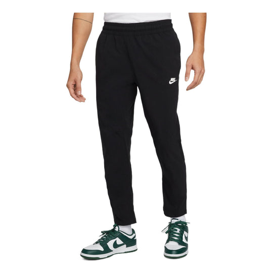 Men's Nike Woven Solid Color Small Label Lacing Casual Sports Pants/Tr ...