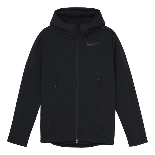 Men's Nike Therma Training Hooded Jacket Black CU7367-010
