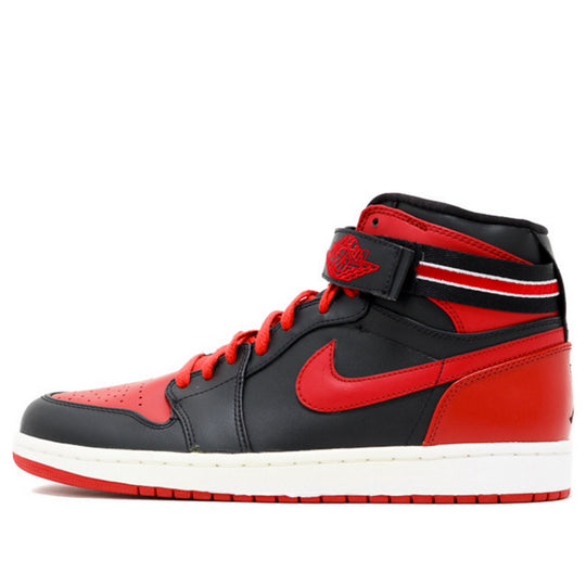 Air Jordan 1 High Strap 'Bred' 342132-061 Retro Basketball Shoes  -  KICKS CREW