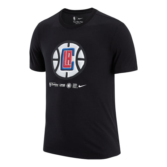 Nike Los Angeles Clippers Alphabet Geometry Pattern Round Neck Short S ...