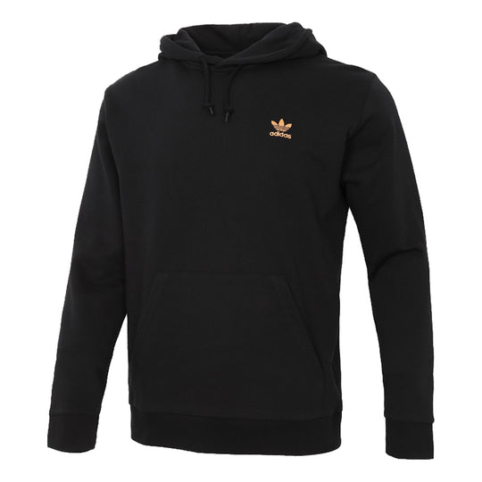 adidas originals Casual Sports Gold hooded Pullover Black GP0932