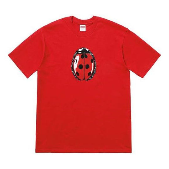 Supreme SS18 Ladybug Tee Red Printing Short Sleeve Unisex SS18-0176
