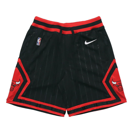 Nike Bulls Courtside Statement Edition Chicago Bulls Basketball Shorts Black Red Blackred AV6608-010