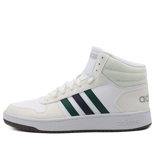 adidas neo Hoops 2.0 Mid 'White Green' FW9348