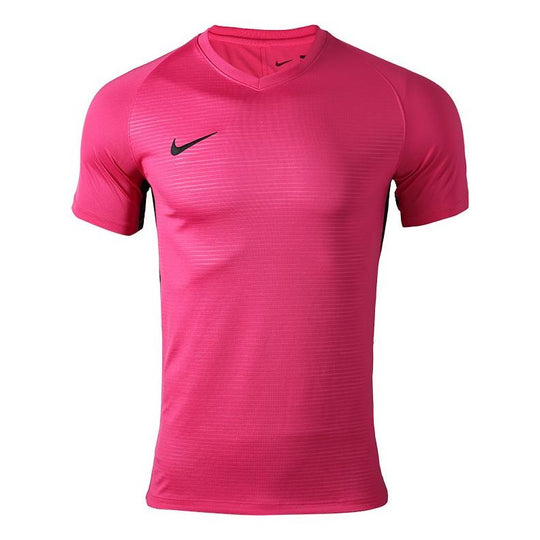 Nike Tiempo Premier Sports Quick Dry Soccer/Football Team Training Short Sleeve Rose Red 894230-662
