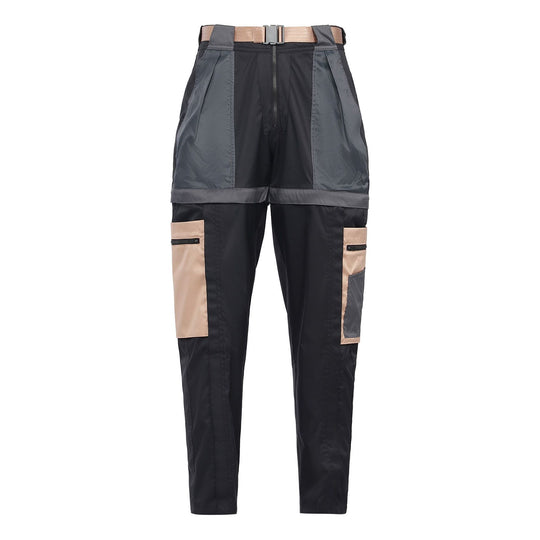 (WMNS) Air Jordan Casual Sports Detachable Pants Contrasting Colors Multiple Pockets Long Pants/Trousers Black DD7098-010