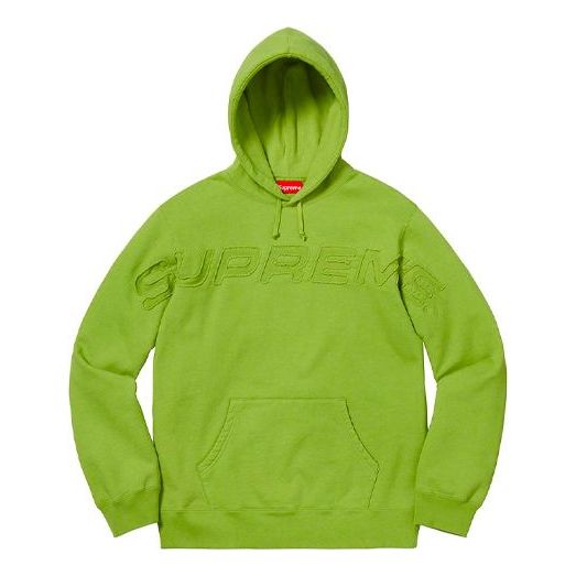Supreme SS19 Set In Hooded Sweatshirt Green SUP-SS19-099