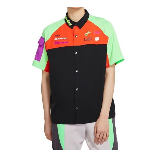 Nike AS W J SS MOTO Top Black TEAM ORANGE CV7574-010 T-shirt - KICKSCREW