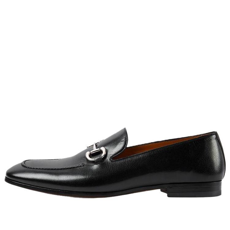 GUCCI Horsebit Loafers Shoes Black 649479-0G0V0-1000 - KICKS CREW