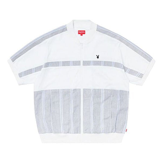 Supreme SS19 x Playboy Leisure Zip Up Top Tee SUP-SS19-10088