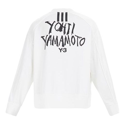Y-3 Signature Logo Sweatshirt Men's White DY7158