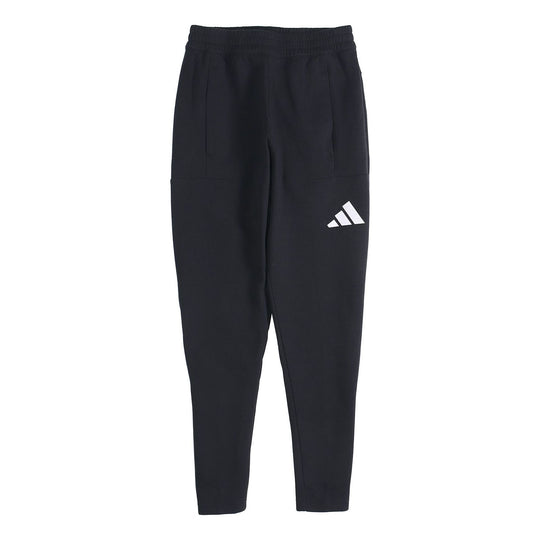adidas Casual Sports Knit Long Pants Black FM9407