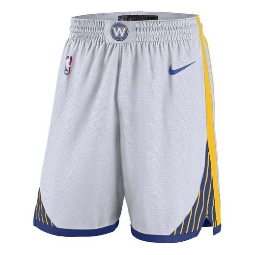 Nike MENS Golden State Warriors NBA Shorts White AJ5604-100