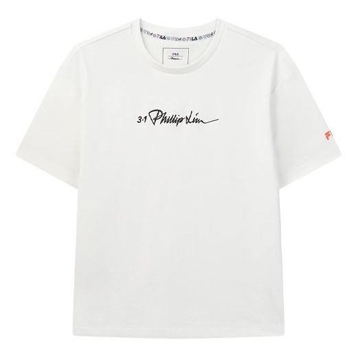 FILA x 3.1 Phillip Lim Short Sleeve Cozy T White F11W036106F-IV T-shirts - KICKSCREW